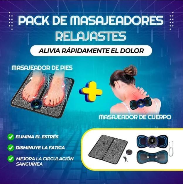 TOTAL RELAX® - KIT MASAJEADOR 2 EN 1 - LETOM